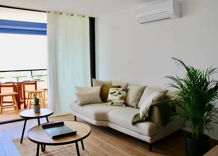 Le Palm - 1 Ere Ligne Vue - Exceptionnel P2 Apartamento